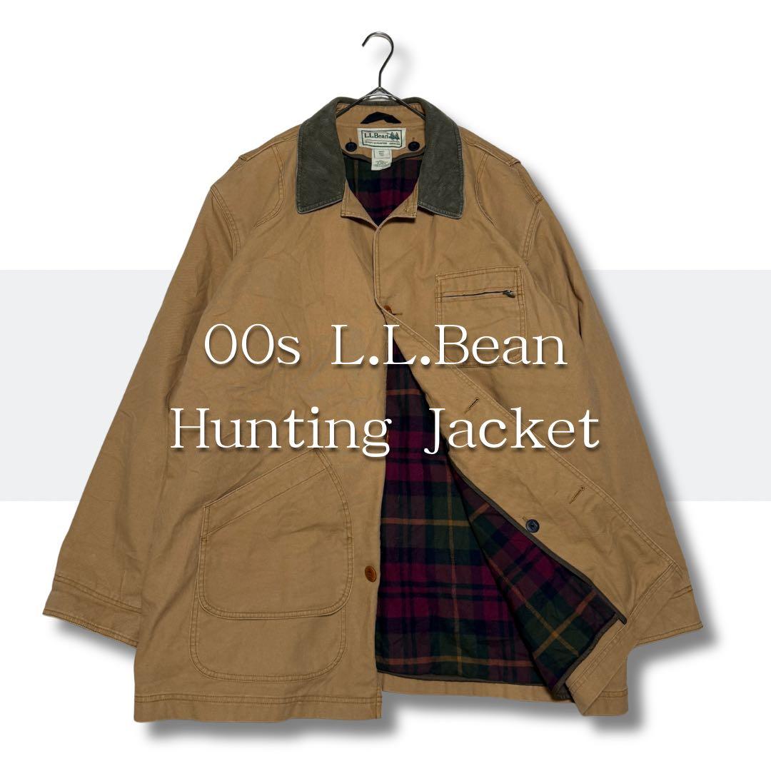 00s L.L.Bean ハンティングジャケット 襟コーデュロイ XXL