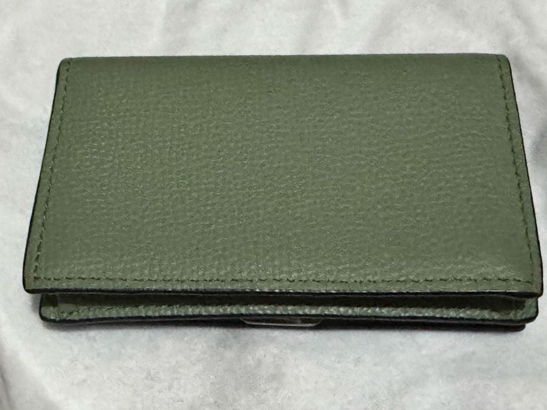 LOEWE ロエベ　ビジネスカードケース　ローズマリー　グリーン　名刺ケース