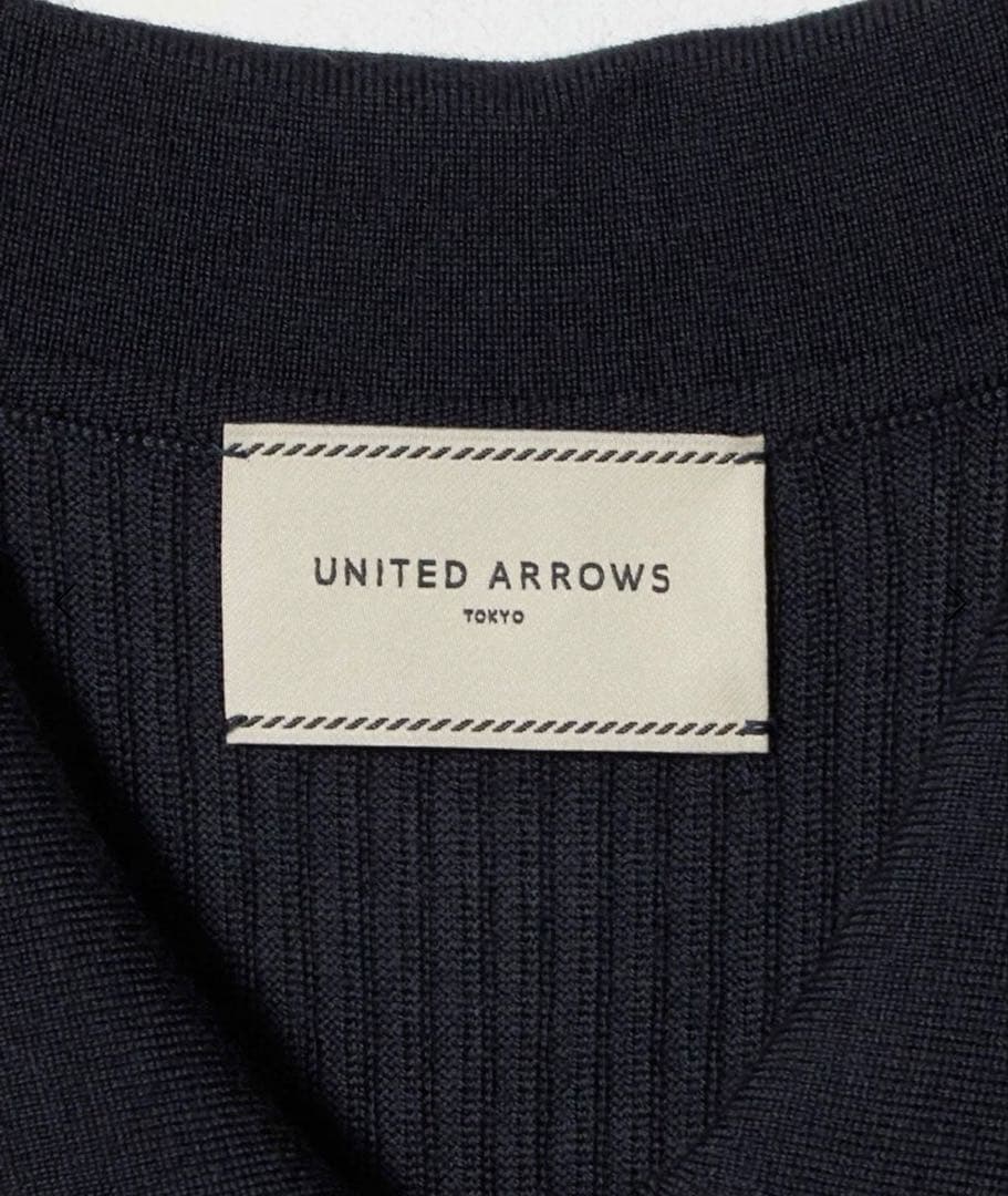 ユナイテッドアローズ　フィット ＆ フレア ポロワンピース