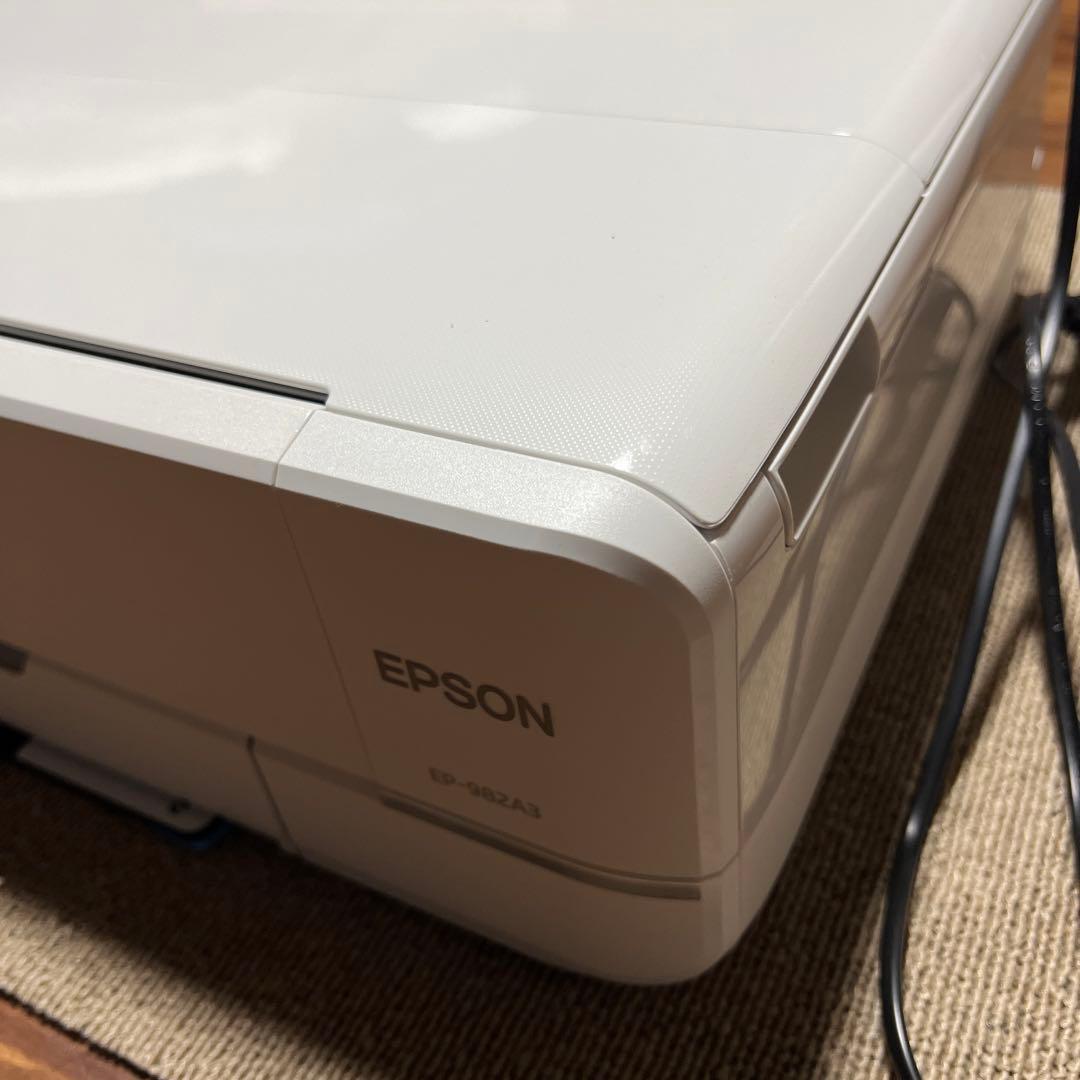 EPSON EP-882A インクジェットプリンター ホワイト 本体