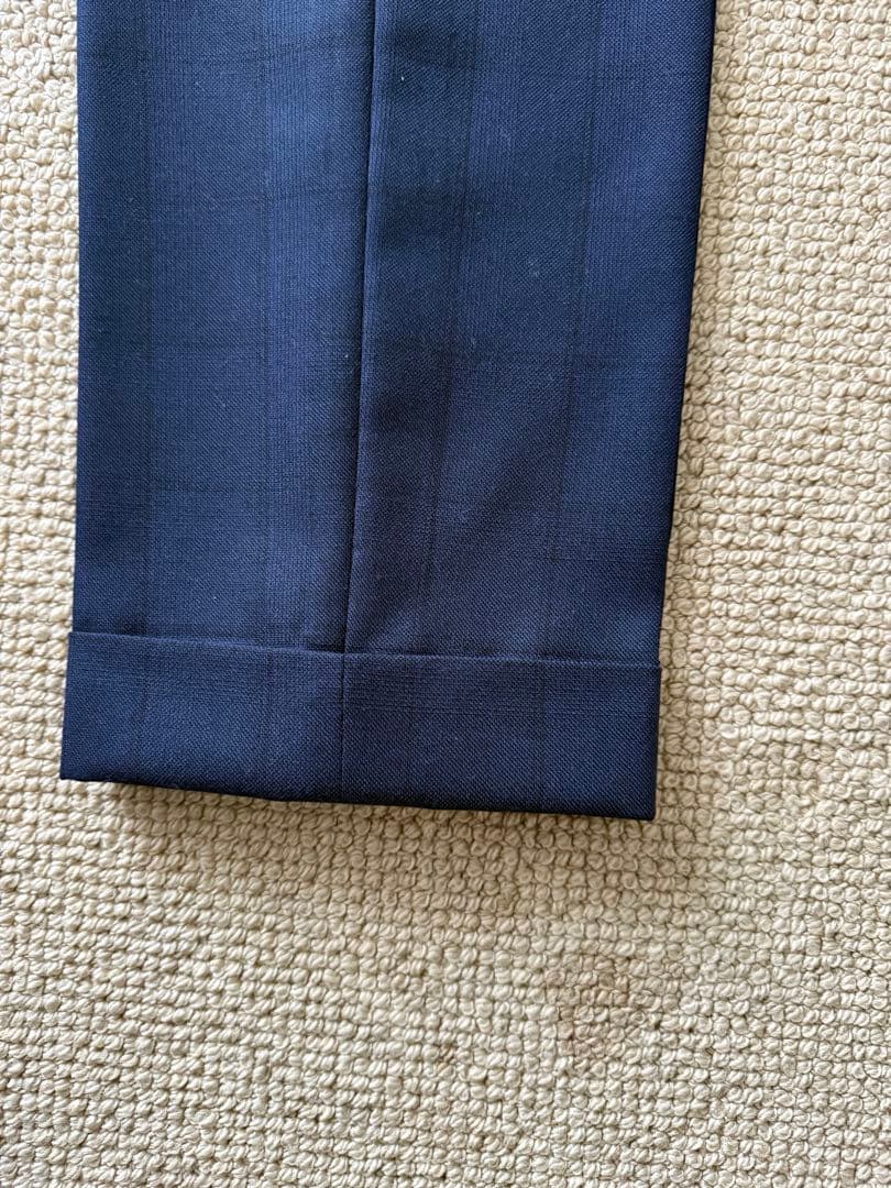 RING JACKET リングヂャケット スーツ サイズ48 ネイビーチェック