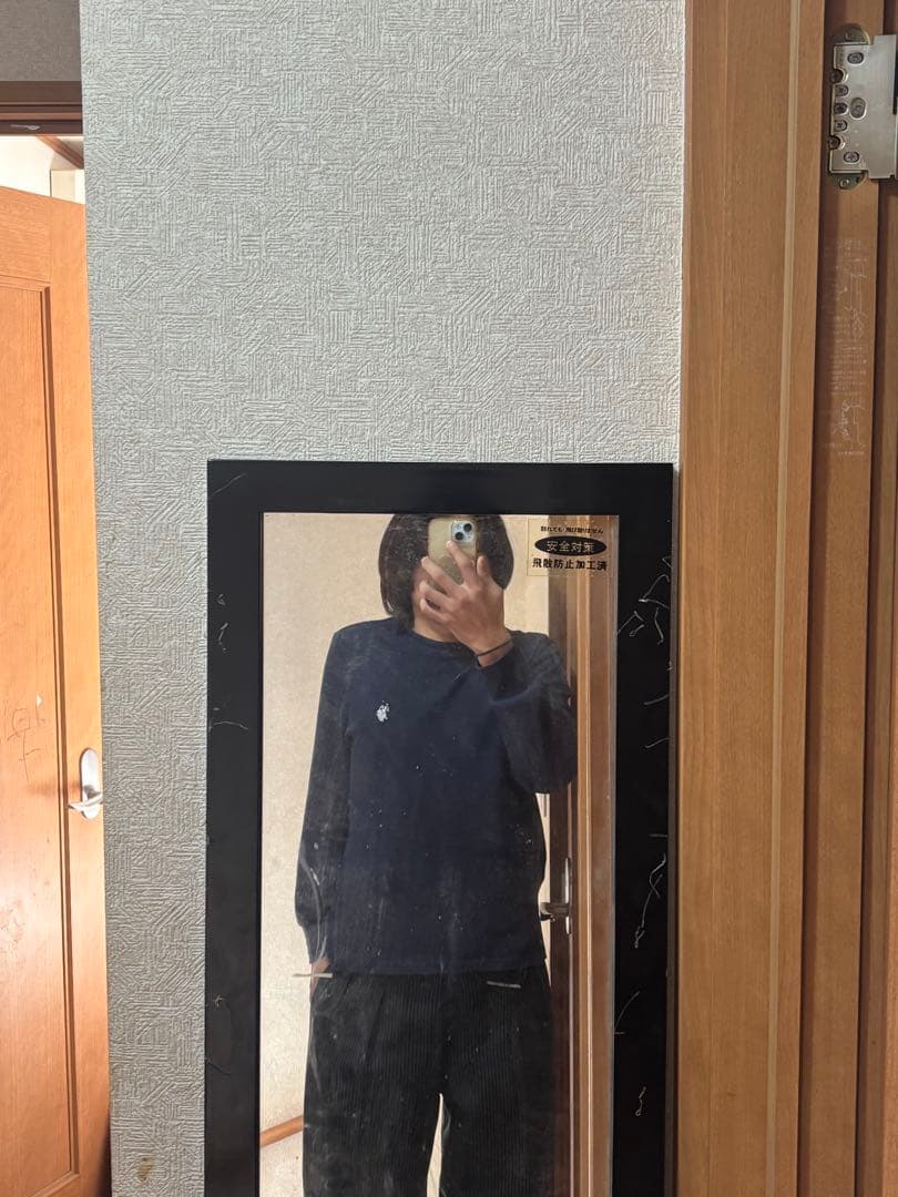 90s ストライプ　スラックス　極太　極厚　シティ　 針真珠