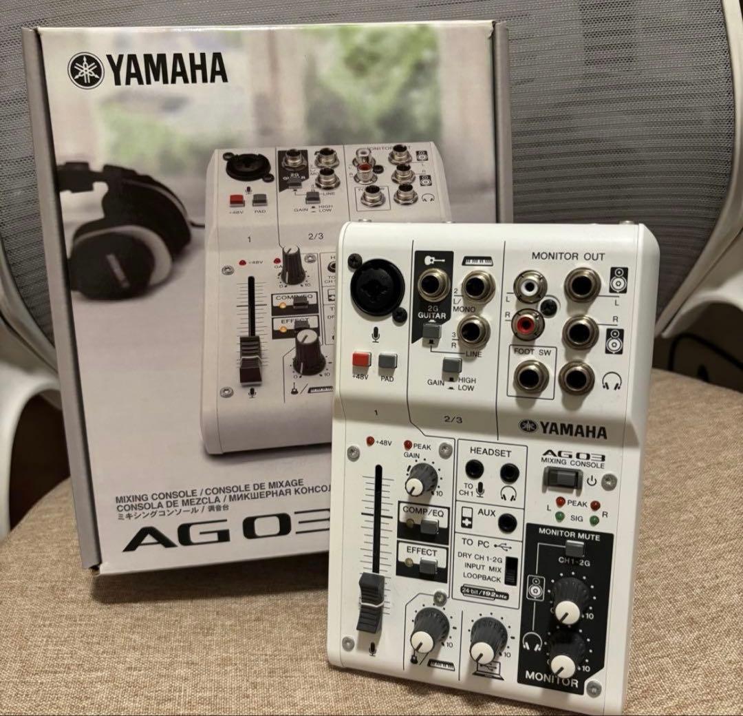 【急ぎで購入求む】YAMAHA AG03 オーディオインターフェース