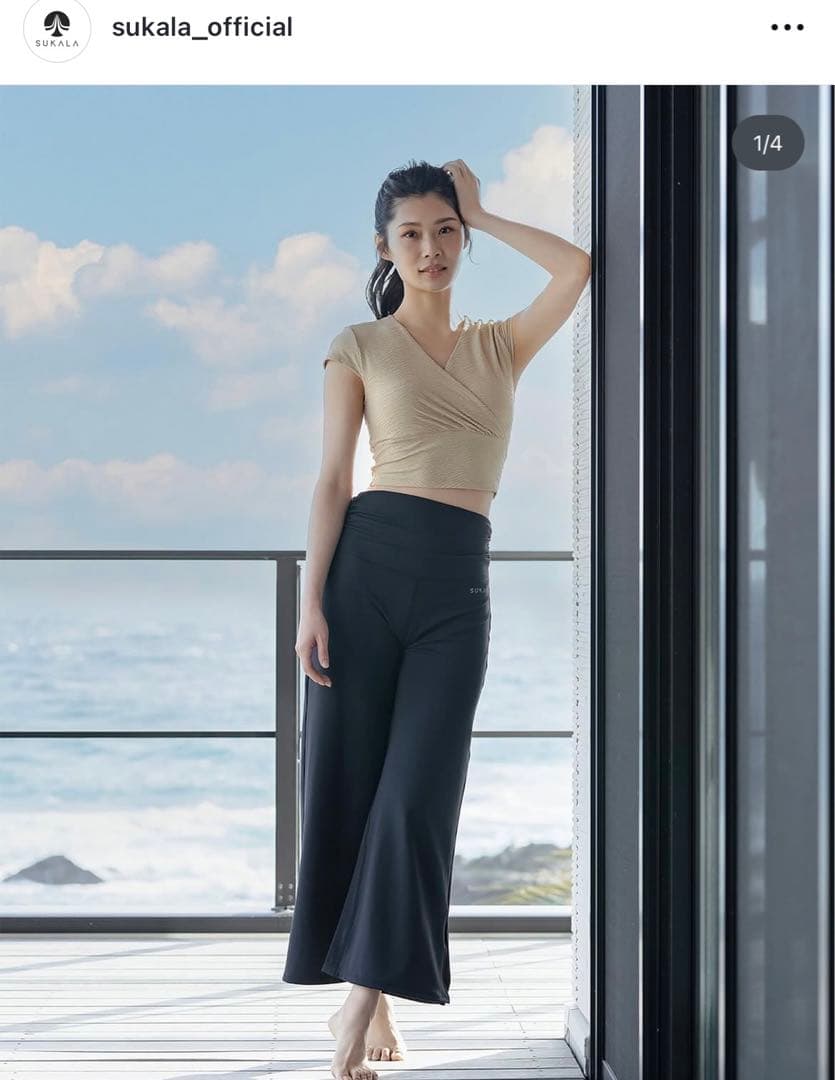 lava sukala キャップスリーブトップス