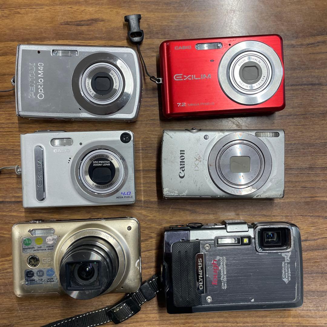 【ジャンク品】コンパクトデジタルカメラ6台セット