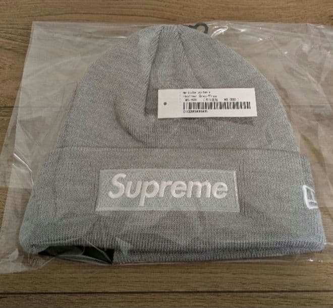 【未使用】シュプリーム　ボックスロゴ　ビーニ