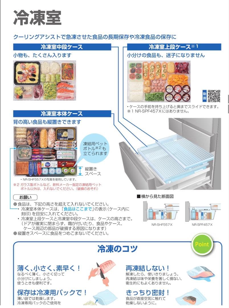 2021年 パナソニック450L 6ドア 冷凍冷蔵庫 NR-SPF457X-N