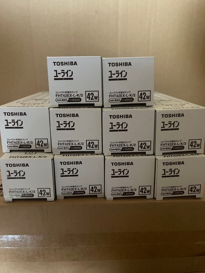 TOSHIBA FHT42EX-L-K/2 42W 蛍光灯 10個セット
