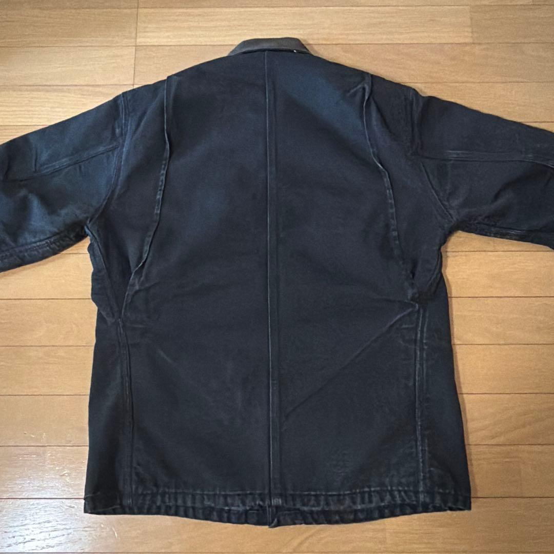 90s USA製 カーハート チョアコート フェード ブラック CB105 40