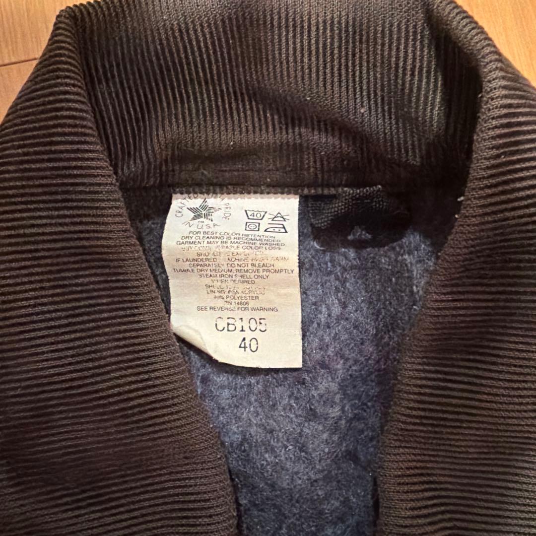 90s USA製 カーハート チョアコート フェード ブラック CB105 40