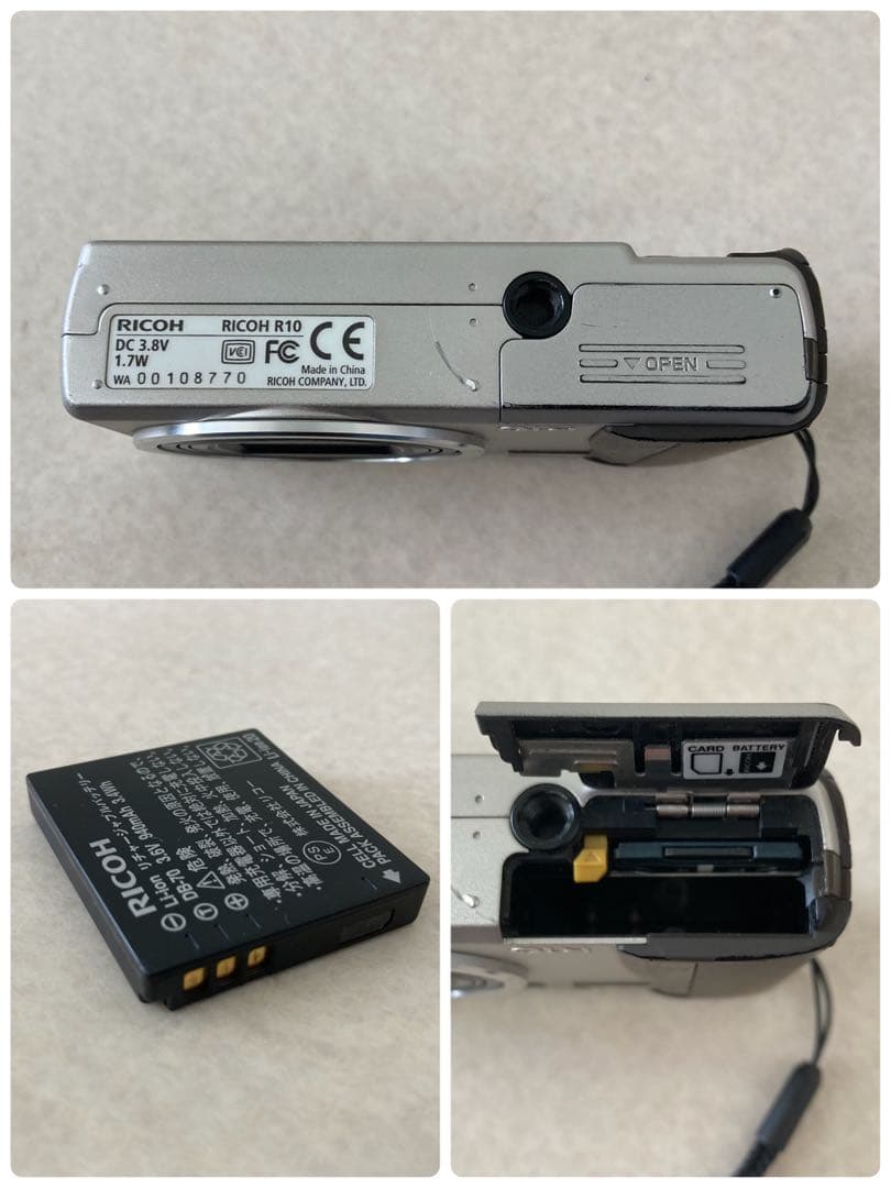 動作品 RICOH リコー コンパクトデジタルカメラ R10