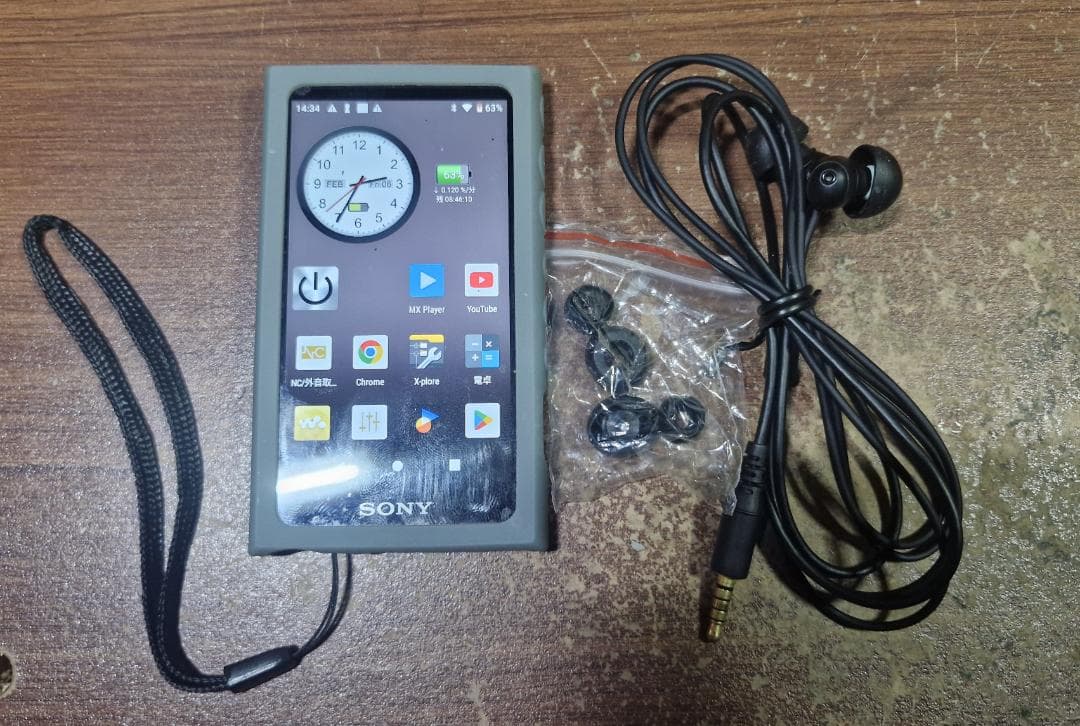 【美品】SONY NW-A105HN（専用イヤホン付き）