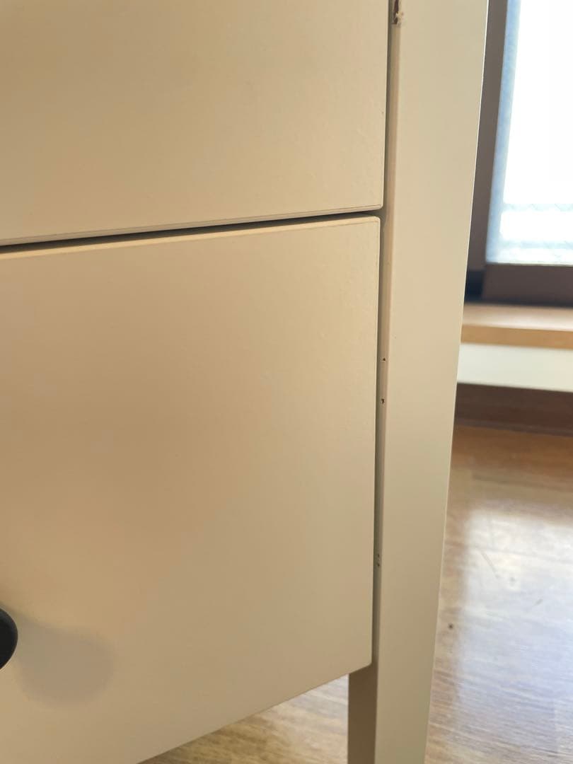 廃盤超美品　IKEA コッパン KOPPANG 3段チェスト　木製　ホワイト