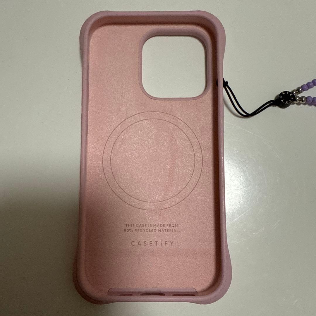 casetify iPhone14pro ケース　ストラップ　セット