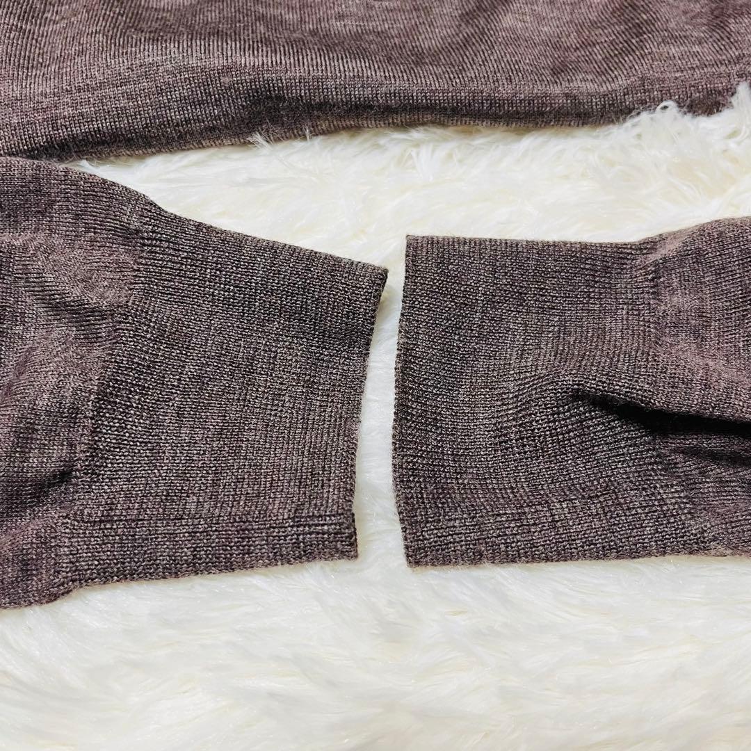 美品　高級　FEDELI LANA 140 WOOL モックネックニット