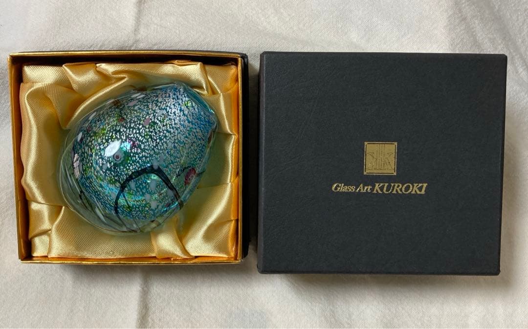 希少品!! 黒木国昭 グラスアート宮崎 綾工房 ガラス工芸 一輪挿し①