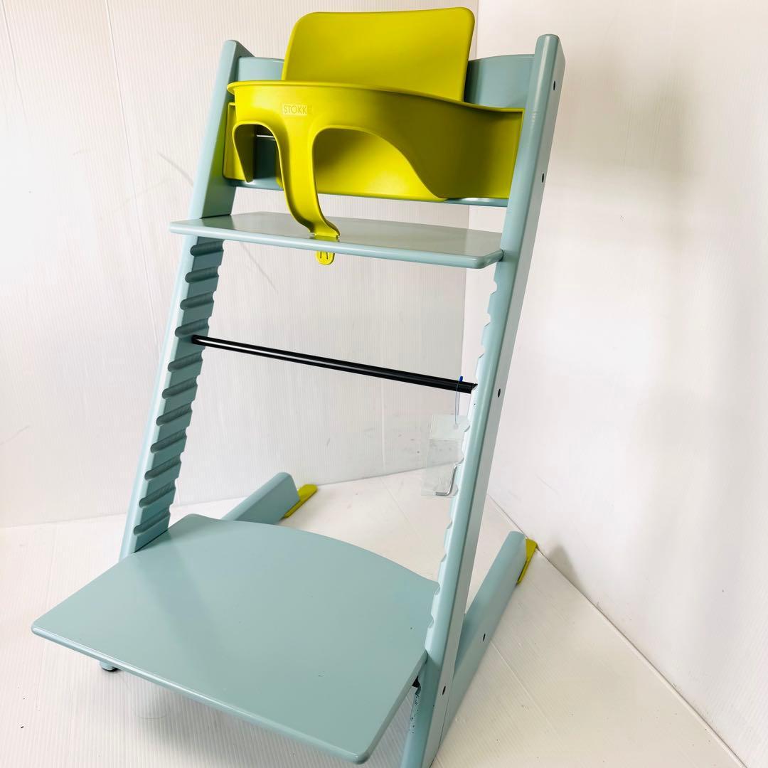 ストッケ　トリップトラップ　ベビーセット アクアブルー 人気カラー