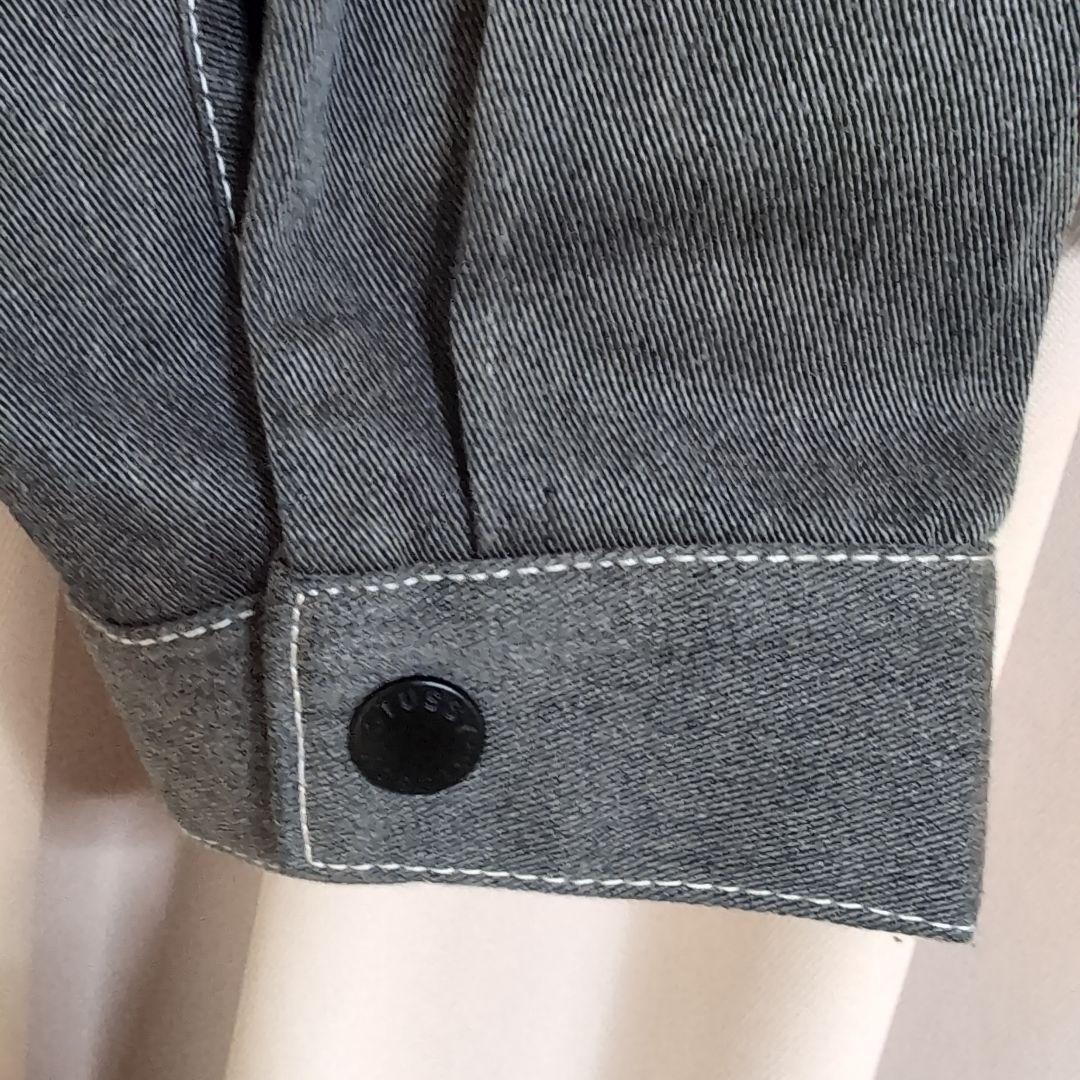 【美品】 ステューシー ディッキーズ コラボ ジャケット ロゴ グレー