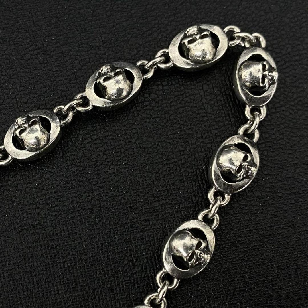 Justin Davis TOYWATCH シルバー スカル ウォレットチェーン