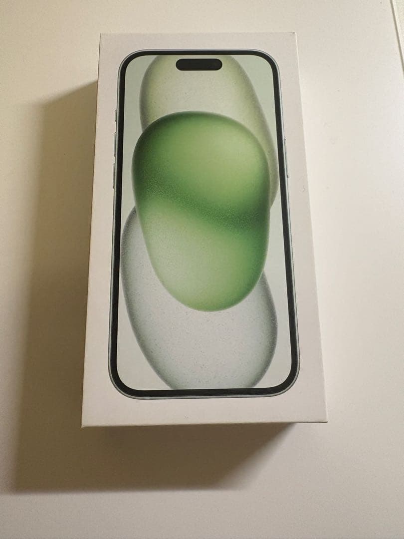 iPhone 15 グリーン 128GB SIMフリー 最大容量90% 純正箱付