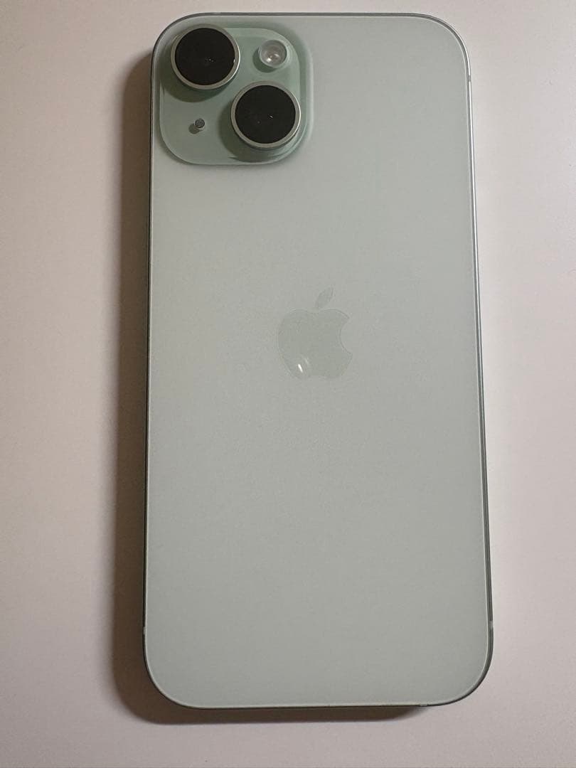 iPhone 15 グリーン 128GB SIMフリー 最大容量90% 純正箱付