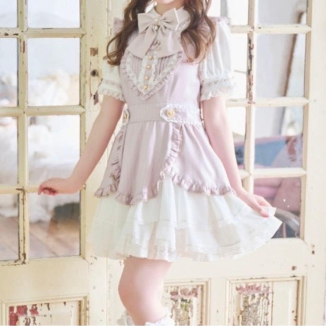 LIZLISA ハートエプロンドレス