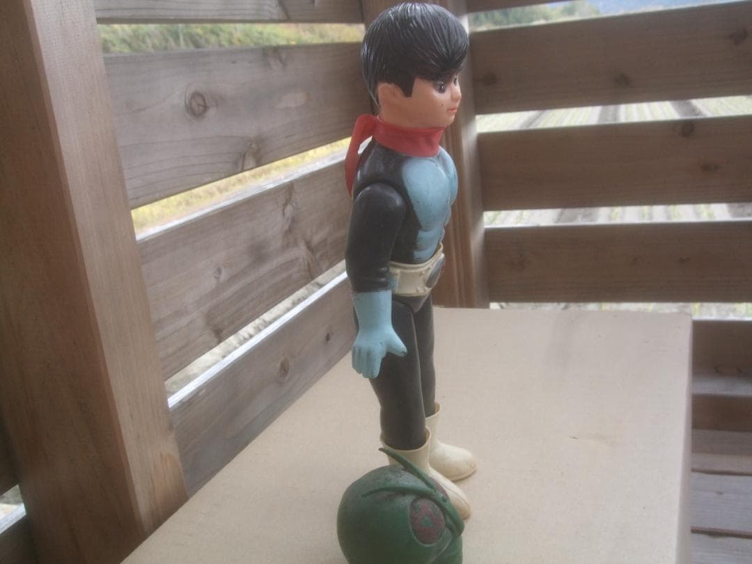 (*✨様 旧 バンダイ★ 仮面ライダー 1号★ 面取れ ★スタンダードサイズ