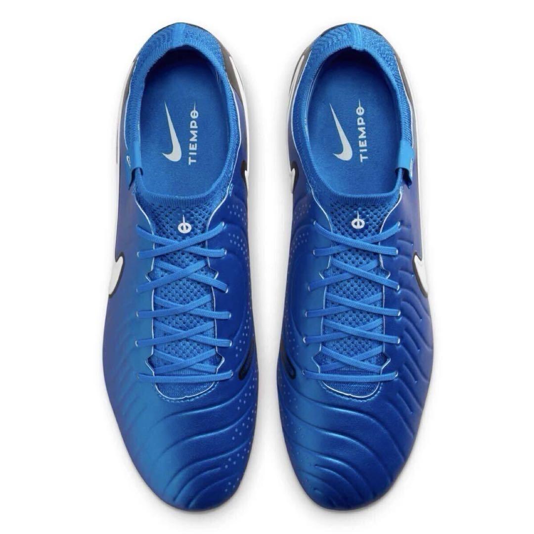 ナイキ 26.5 レジェンド 10 エリート スパイク サッカー FG 靴 青