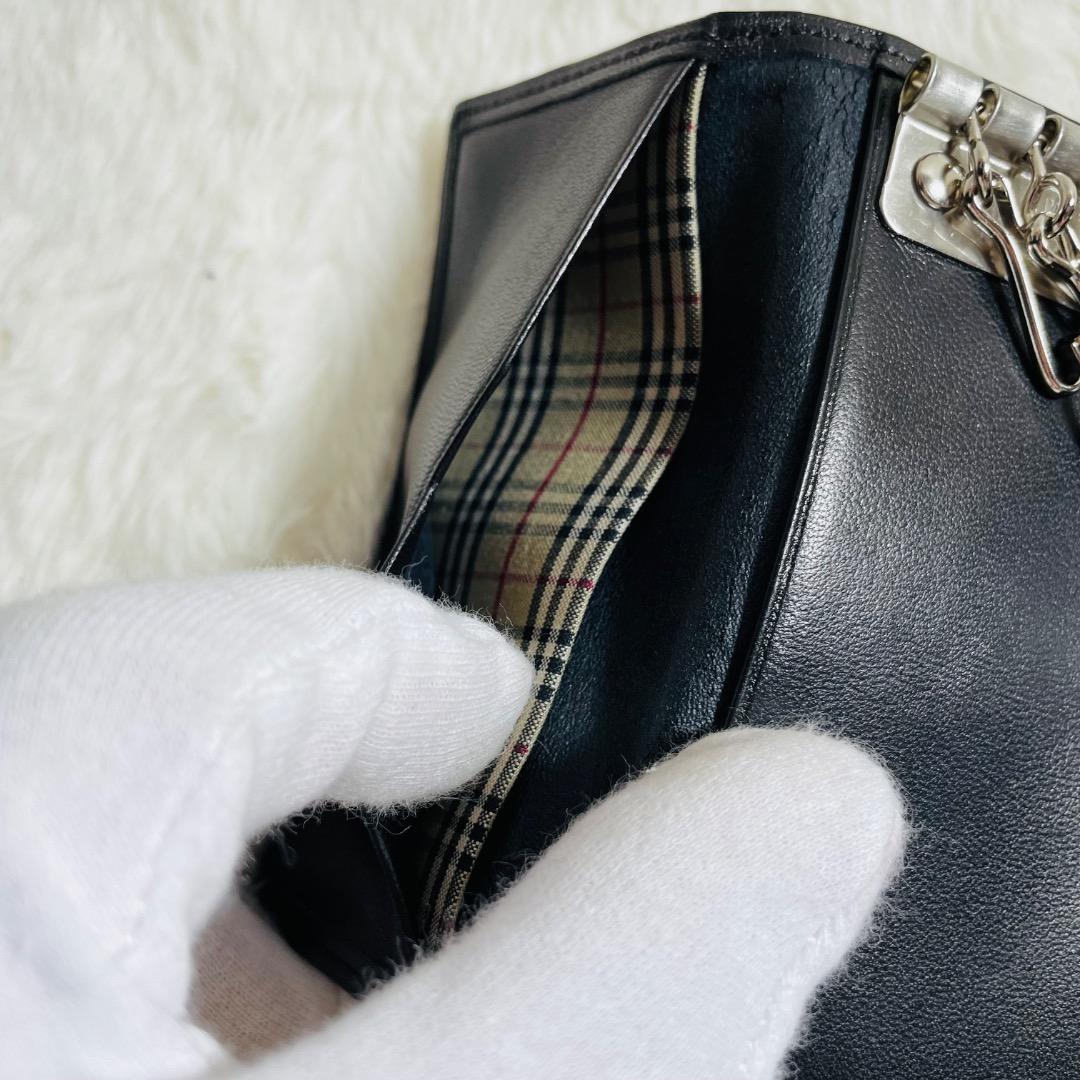 新品未使用品　箱付き　BURBERRY キーケース　ノバチェック　おしゃれ
