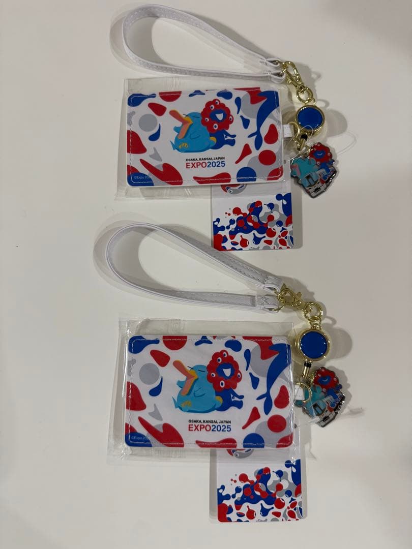 万博限定 ICOCA 合皮パスケース ミャクミャク イコちゃん 2セット