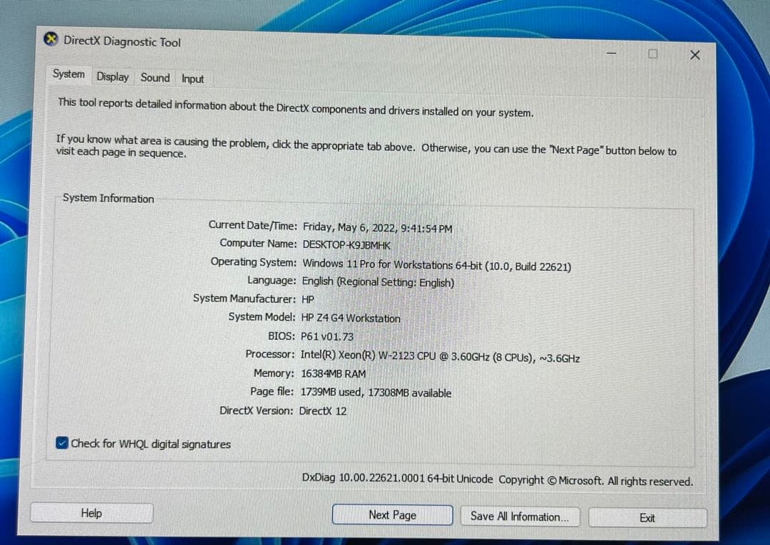 HP Z4 G4 ジャンク品
