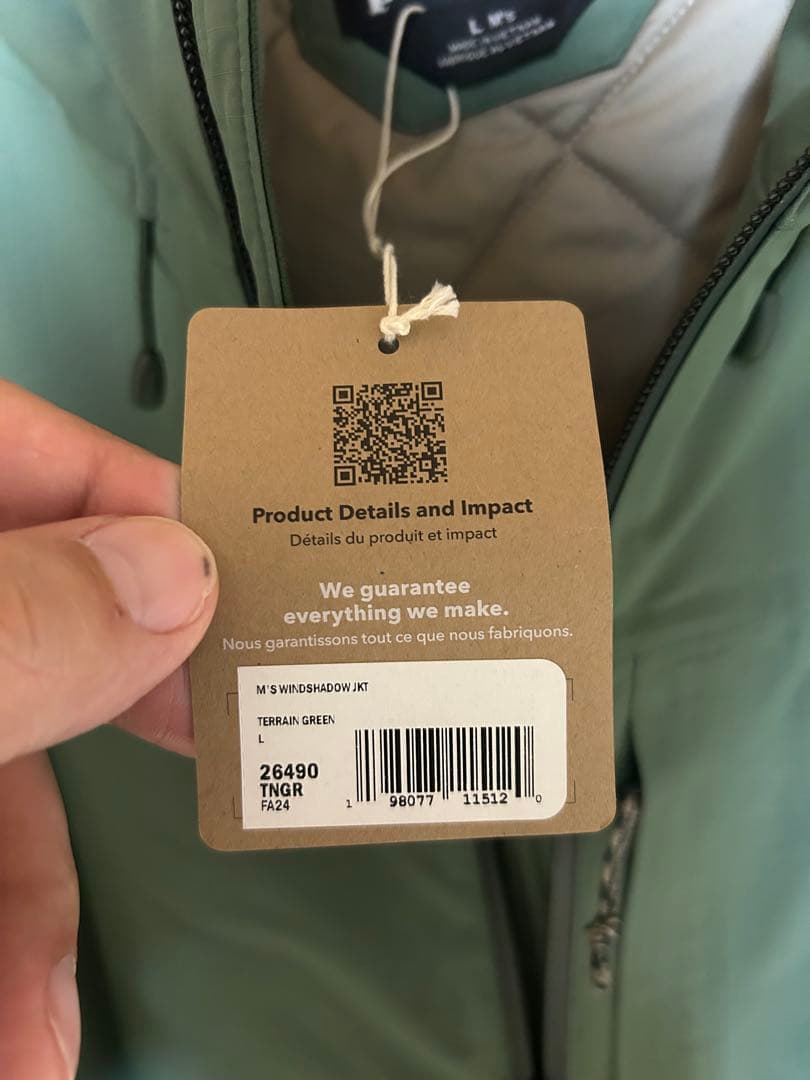 新品 patagonia パタゴニア ウインドシャドー・ジャケット L