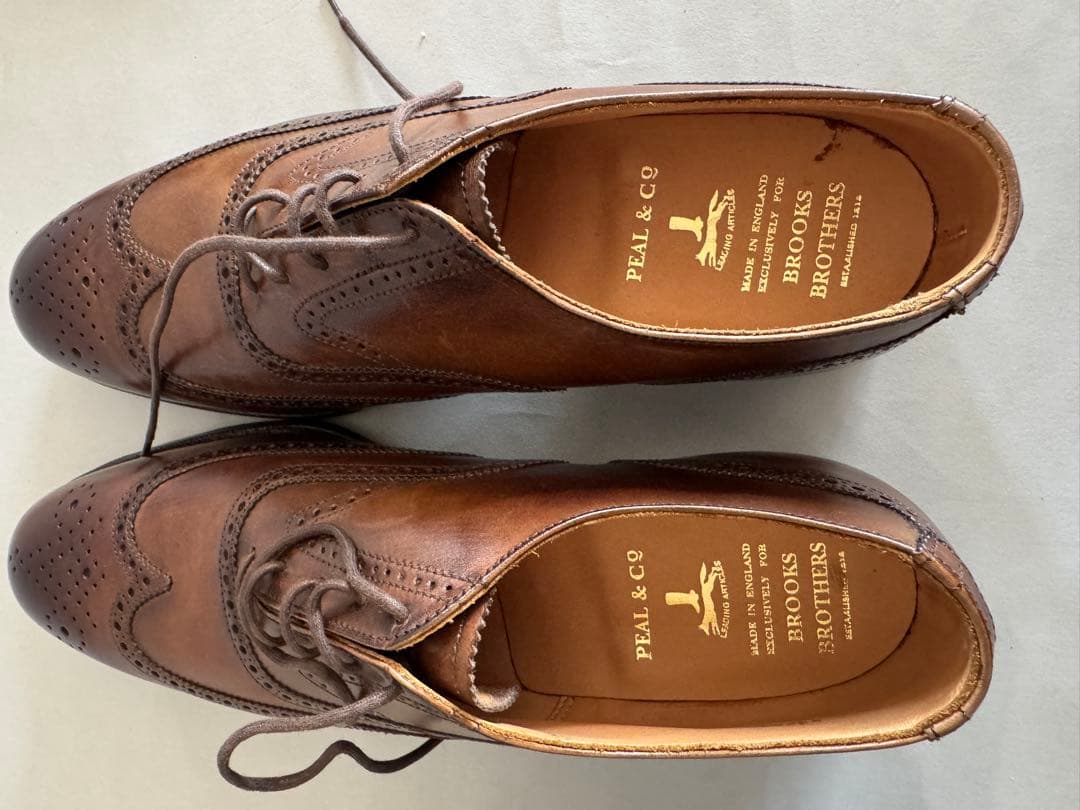 BROOKS BROTHERS　PEAL & CO. ドレスシューズ 8 E