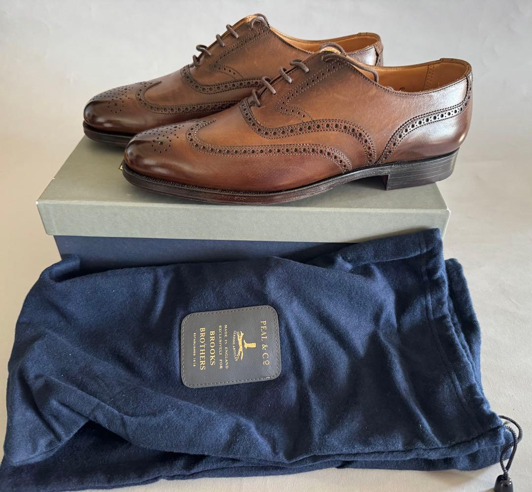 BROOKS BROTHERS　PEAL & CO. ドレスシューズ 8 E