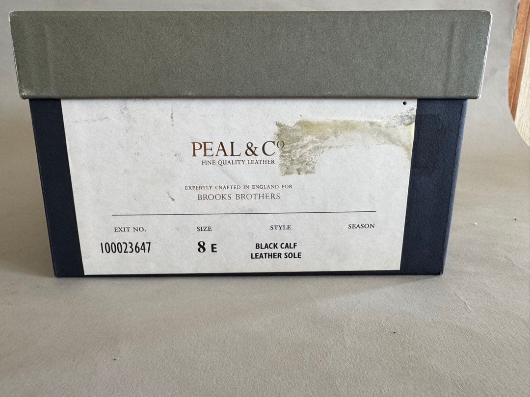 BROOKS BROTHERS　PEAL & CO. ドレスシューズ 8 E