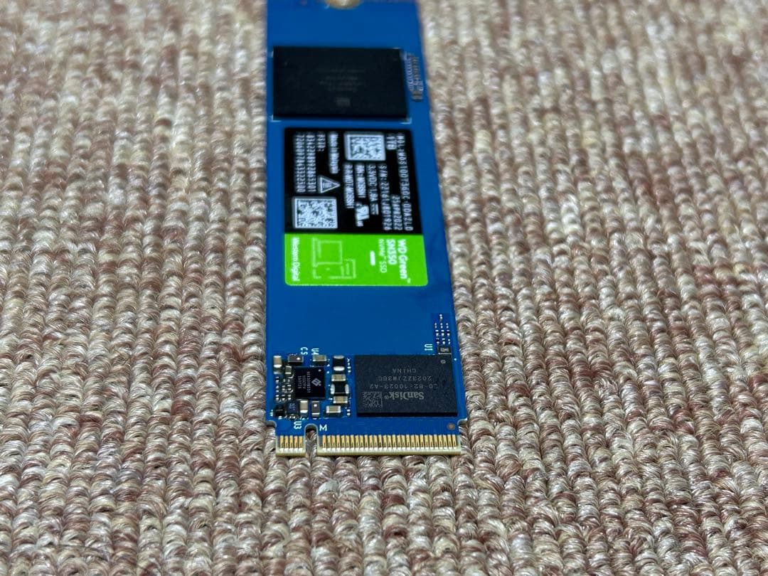 m.2 SSD 1TB WD SN350 NVMe 動作品 高速 ゲーミング