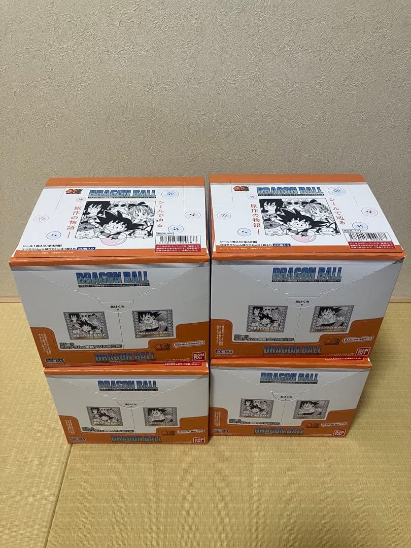 ドラゴンボール40周年記念 箱 シール　ウエハース