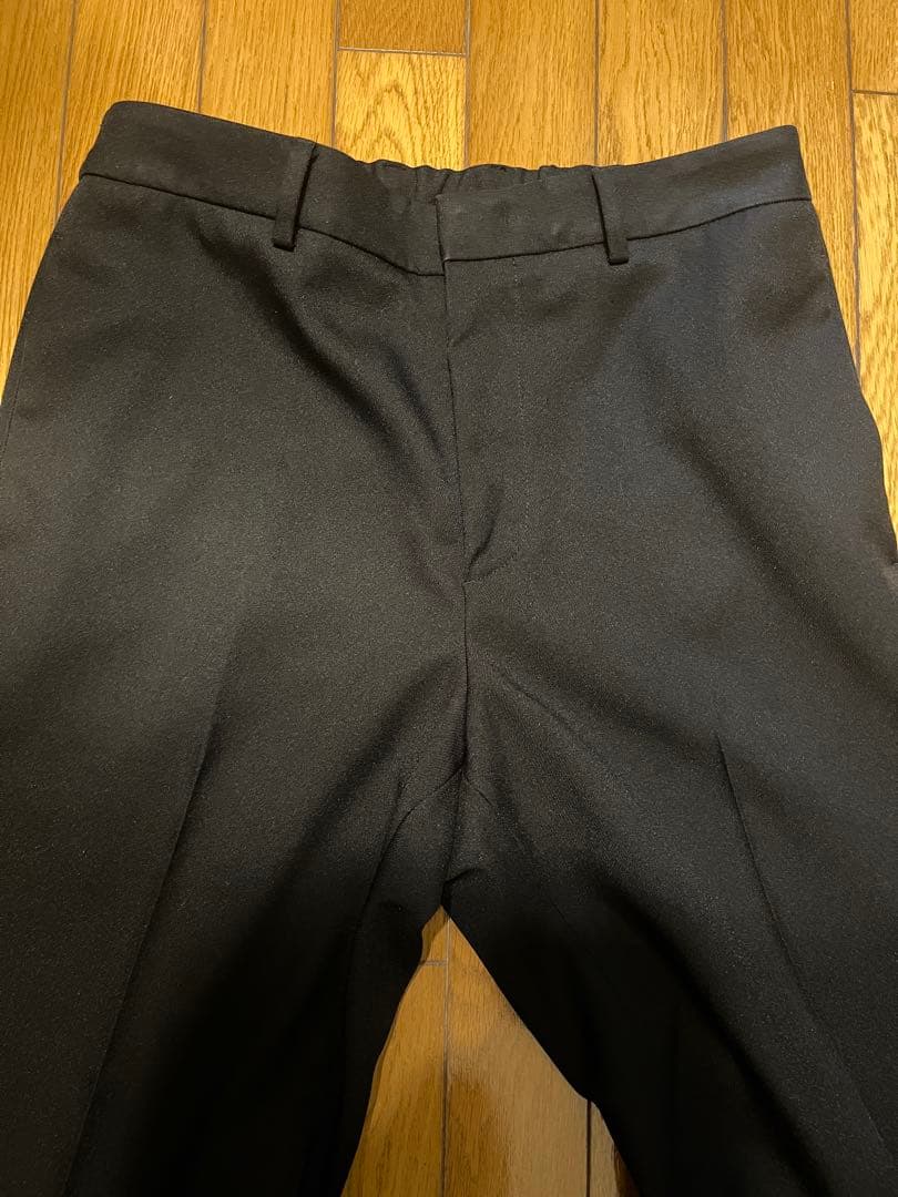 JIL SANDER ブラック スラックス 46