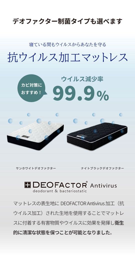 夜香 プレミアム2 ダブル マットレス　※発送費込