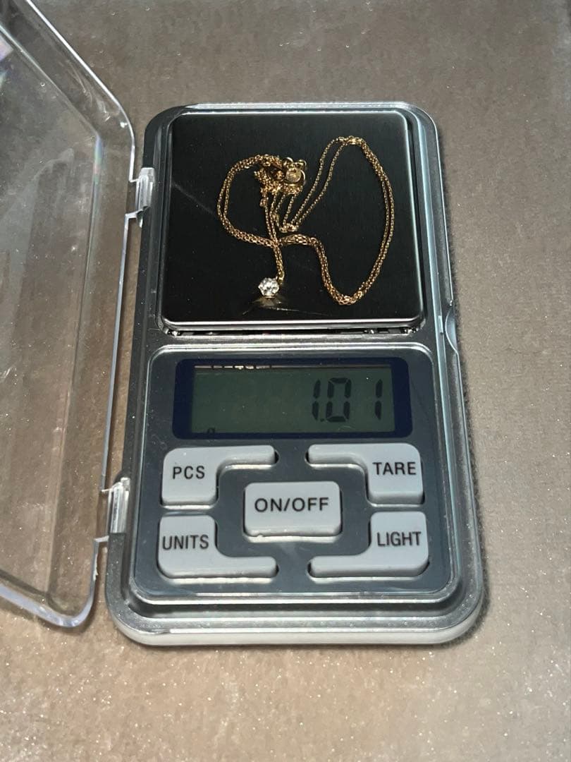 ROCCA 0.15ct k18ネックレス 45cm H&C