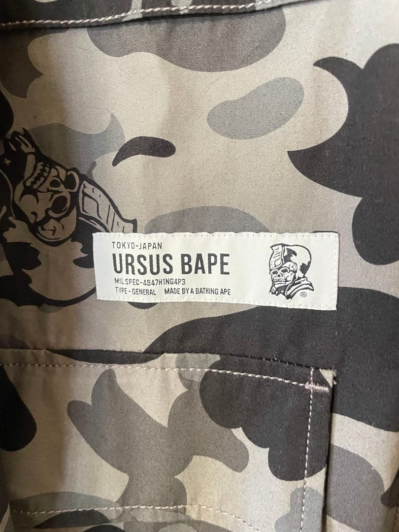 URSUS BAPE ミリタリーシャツ