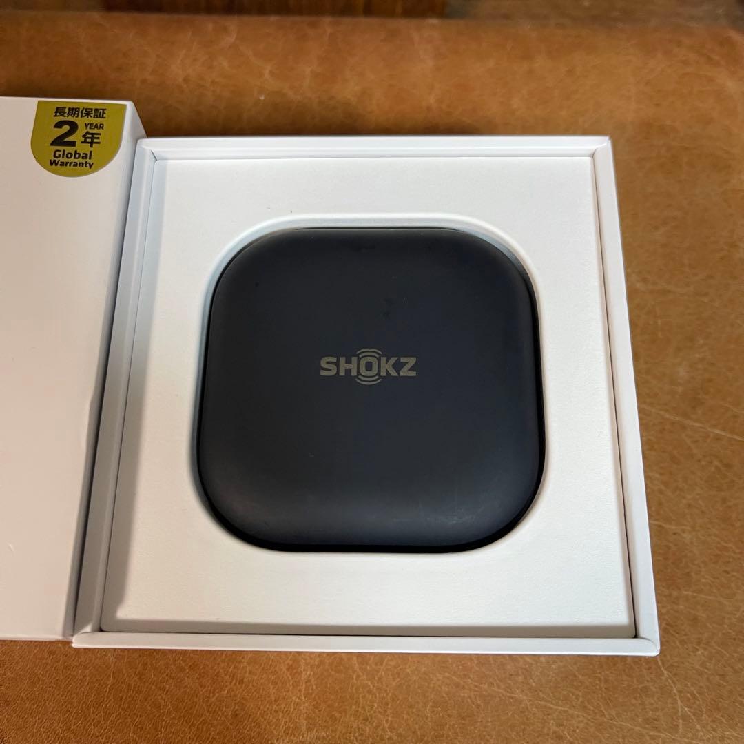 【SHOKZ】極美品 完全ワイヤレスイヤホン OpenFit ブラック