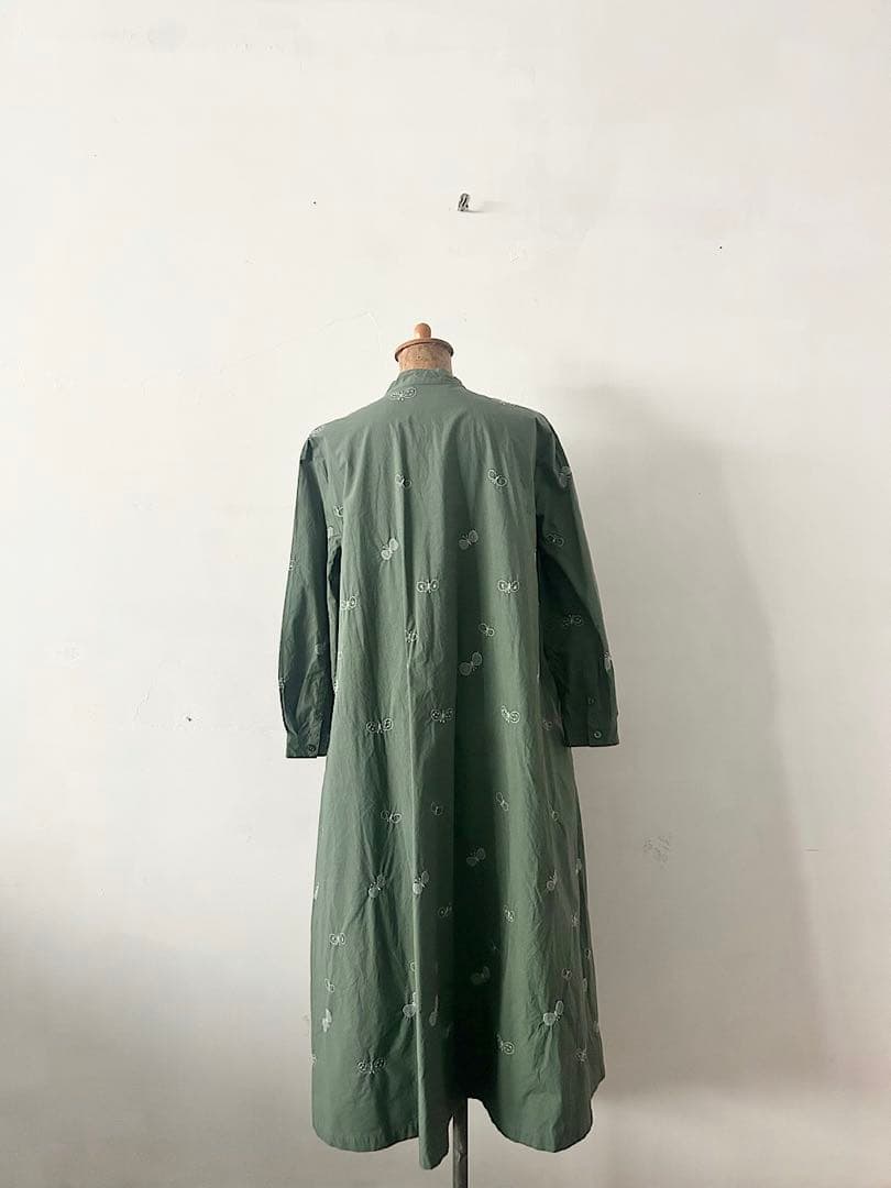 【美品】mina perhonen　laundry　choucho　ワンピース