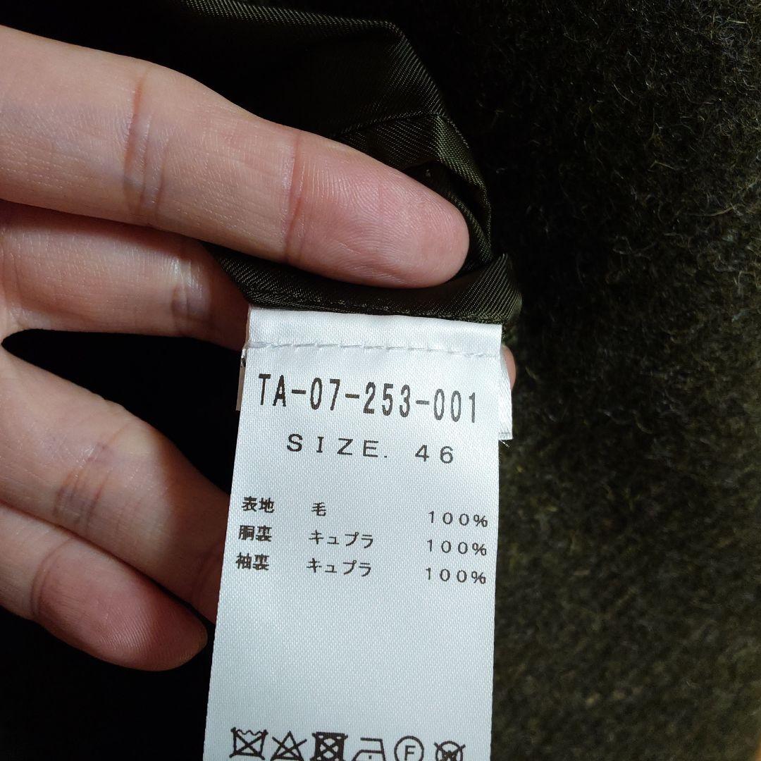 2025AW TITO ALLEGRETTO オリーブ　ラグランスリーブコート