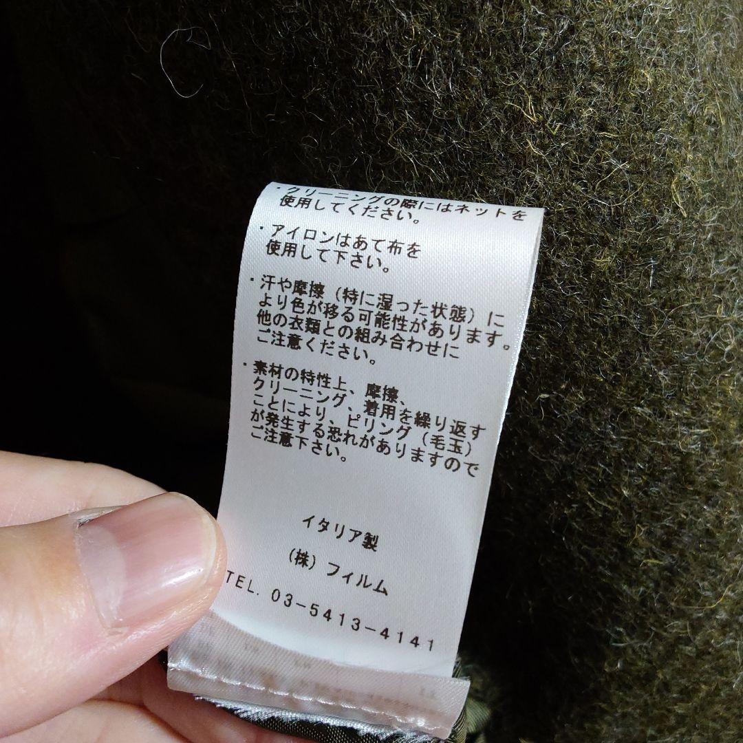 2025AW TITO ALLEGRETTO オリーブ　ラグランスリーブコート