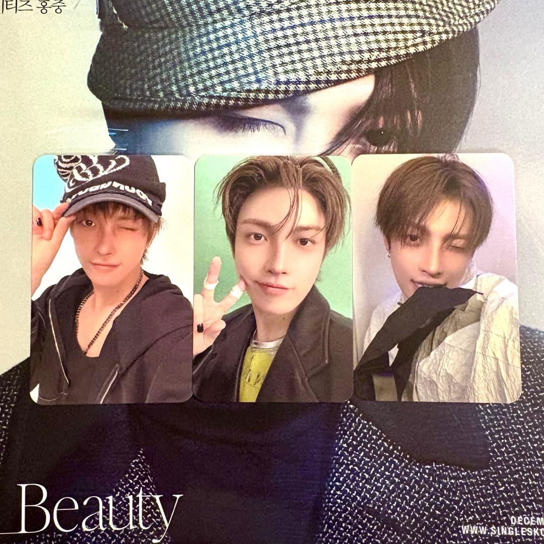 ateez アチズ ホンジュン singles 日本限定 特典 トレカ3枚付