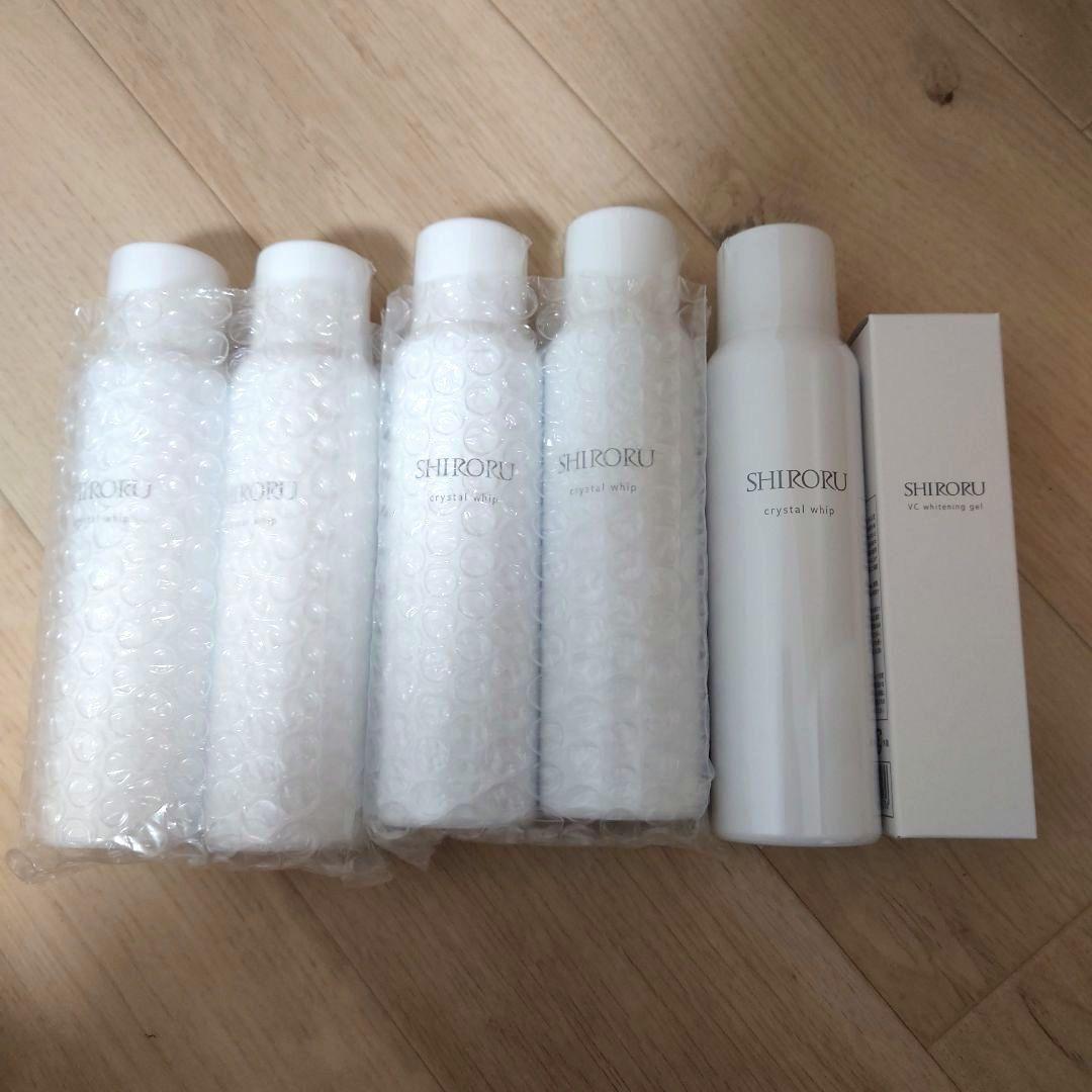 SHIRORU クリスタルホイップ 120g✕5本 薬用VCホワイトニングゲル