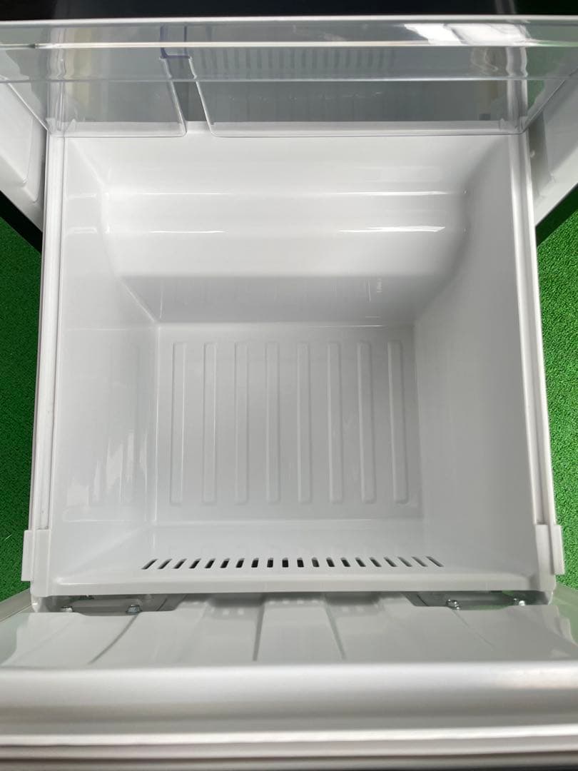 736美品✨ エディオン レトロインバーターおしゃれブラック2ドア冷蔵庫 単身