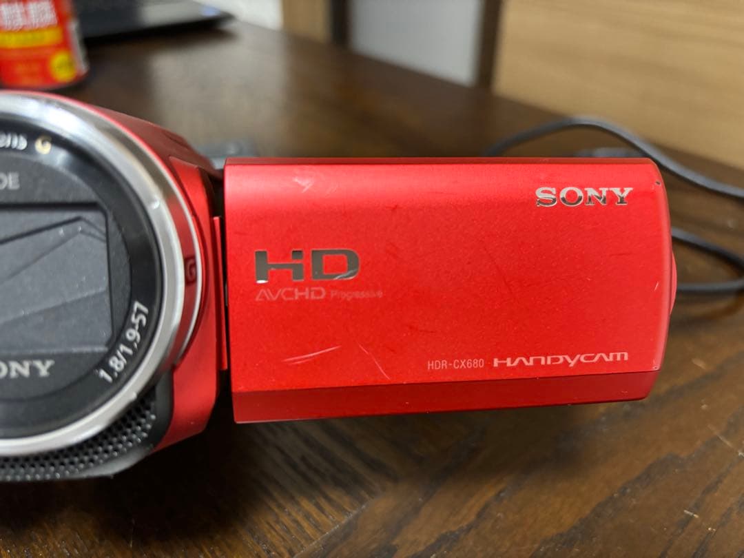 【美品】Sony Handycam HD 赤色 本体