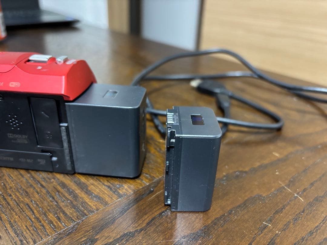 【美品】Sony Handycam HD 赤色 本体